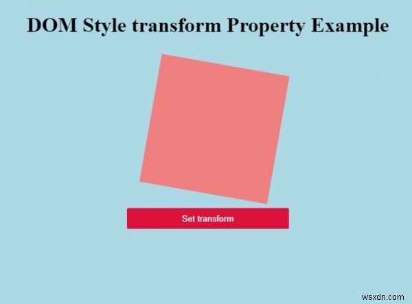 HTML DOM style transform 속성 – 2D·3D 변환 적용 방법 총정리