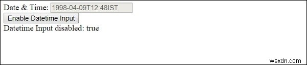 HTML DOM Input Datetime disabled 속성 – 문법과 예제로 배우는 활성화·비활성화 방법