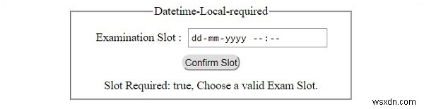 HTML DOM Input DatetimeLocal required 속성 완벽 정리 – 문법부터 예제까지