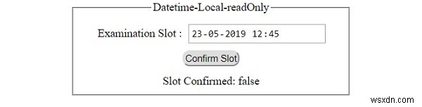 HTML DOM Input DatetimeLocal readOnly 속성 완벽 정리