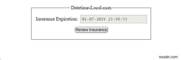 HTML DOM Input DatetimeLocal max 속성 완벽 정리