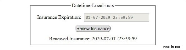 HTML DOM Input DatetimeLocal max 속성 완벽 정리