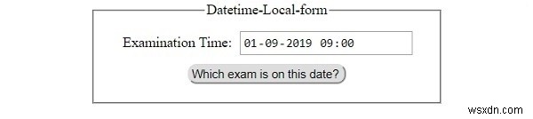 HTML DOM Input DatetimeLocal form 속성 이해하기