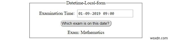 HTML DOM Input DatetimeLocal form 속성 이해하기