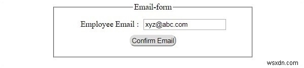 HTML DOM Input Email form 속성 – 이메일 입력 필드의 폼 참조 반환 방법