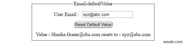 HTML DOM 입력 이메일 defaultValue 속성 완벽 정리