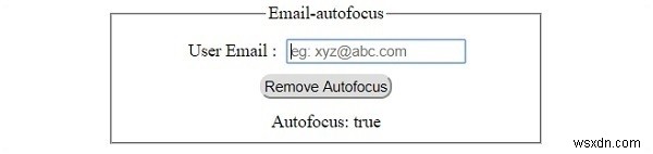 HTML DOM Input Email autofocus 속성 완벽 정리 – 문법과 예제
