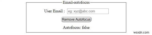 HTML DOM Input Email autofocus 속성 완벽 정리 – 문법과 예제