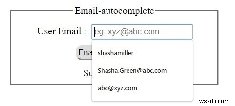 HTML DOM 입력 이메일 자동 완성(autocomplete) 속성 완벽 정리