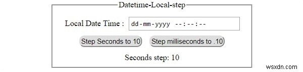 HTML DOM Input DatetimeLocal step 속성 완벽 가이드