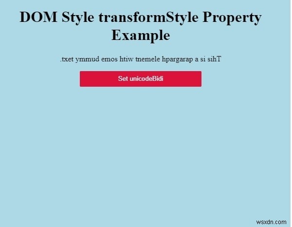 HTML DOM 스타일 unicodeBidi 속성 – 구문, 속성 값, 예제 총정리