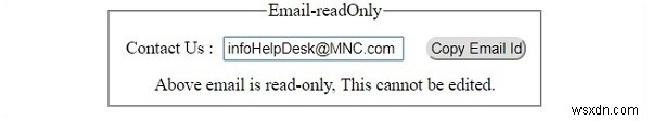 HTML DOM 입력 이메일 readOnly 속성 완벽 정리 - 문법과 예제까지