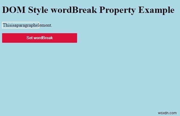 HTML DOM style wordBreak 속성 완벽 정리 – 문법, 값, 예제까지