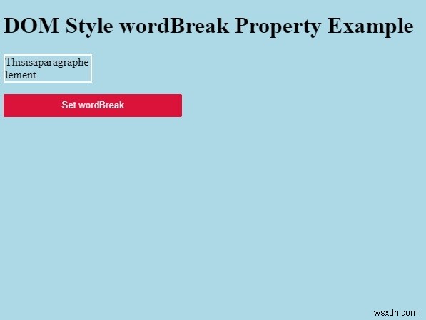 HTML DOM style wordBreak 속성 완벽 정리 – 문법, 값, 예제까지
