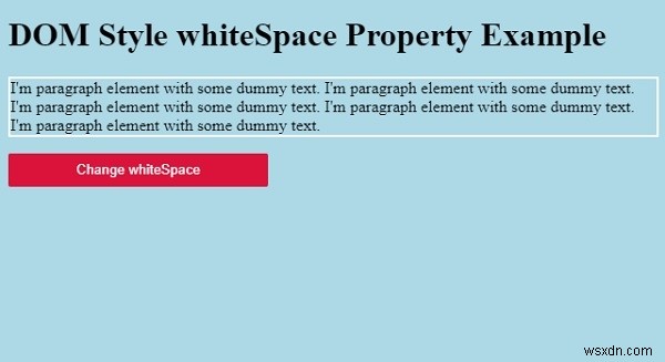 HTML DOM whiteSpace 속성 완벽 가이드 – 텍스트 공백과 줄바꿈 처리 방법