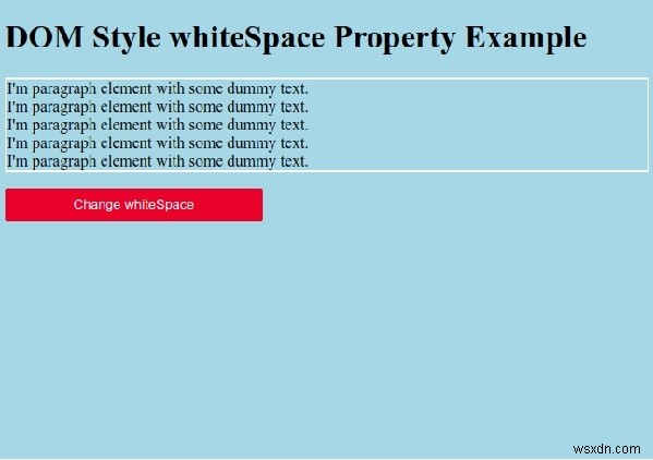 HTML DOM whiteSpace 속성 완벽 가이드 – 텍스트 공백과 줄바꿈 처리 방법