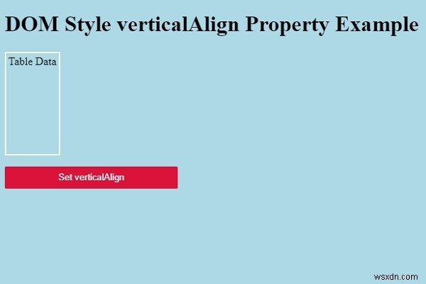 HTML DOM style verticalAlign 속성 – 수직 정렬 제어 방법과 예제