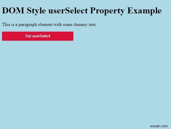 HTML DOM style userSelect 속성 완벽 가이드 – 텍스트 선택 제어하기