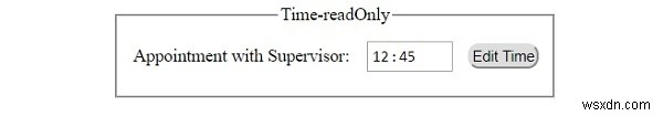 HTML DOM Input Time readOnly 속성 – 사용법과 예제 총정리