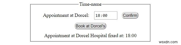 HTML DOM Input Time name 속성 – 문법과 예제로 배우기