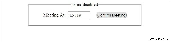 HTML DOM Input Time disabled 속성 – 구문, 불리언 값, 예제 코드 총정리