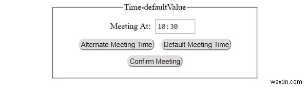 HTML DOM Input Time defaultValue 속성 완벽 가이드 – 개념, 문법, 예제