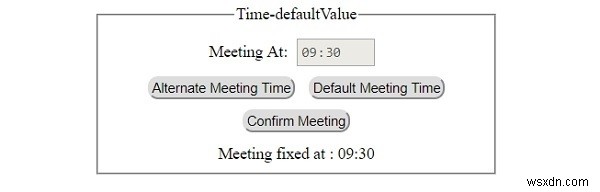 HTML DOM Input Time defaultValue 속성 완벽 가이드 – 개념, 문법, 예제