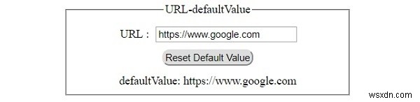 HTML DOM Input URL defaultValue 속성 완벽 가이드