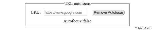 HTML DOM Input URL autofocus 속성 – 자동 포커스 설정 및 반환 방법