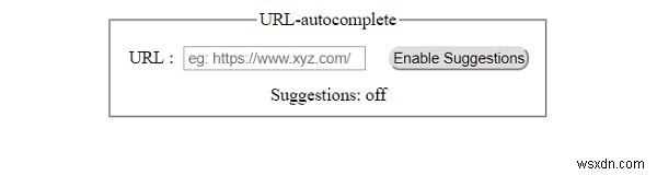HTML DOM Input URL 자동 완성(autocomplete) 속성 완벽 정리