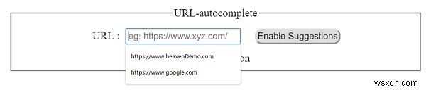 HTML DOM Input URL 자동 완성(autocomplete) 속성 완벽 정리