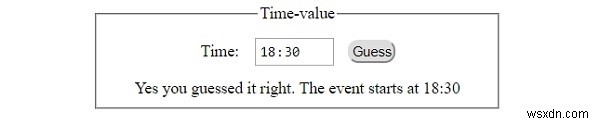HTML DOM Input Time value 속성 – 개념 정리와 실전 예제
