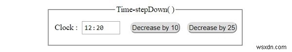 HTML DOM Input Time stepDown() 메서드 완벽 가이드 – 시간 필드 값 감소하기