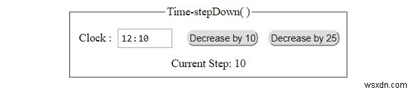 HTML DOM Input Time stepDown() 메서드 완벽 가이드 – 시간 필드 값 감소하기