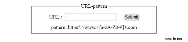 HTML DOM Input URL 패턴(pattern) 속성 완벽 정리