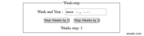 HTML DOM Input Week step 속성 – 주 단계 간격 설정 방법