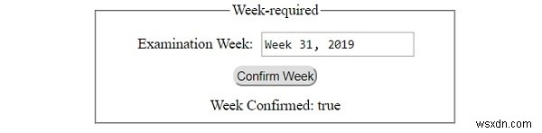 HTML DOM Input Week required 속성 완벽 정리