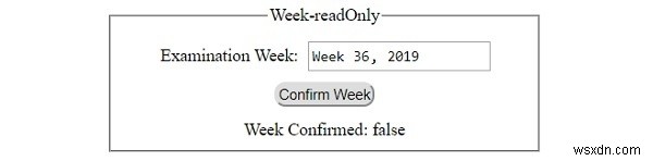 HTML DOM Input Week readOnly 속성 완벽 정리