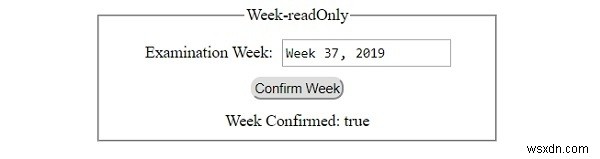 HTML DOM Input Week readOnly 속성 완벽 정리