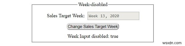 HTML DOM Input Week disabled 속성 – 문법과 예제로 배우는 활용법