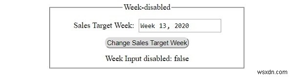 HTML DOM Input Week disabled 속성 – 문법과 예제로 배우는 활용법