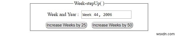 HTML DOM Input Week stepUp() 메서드 완벽 정리