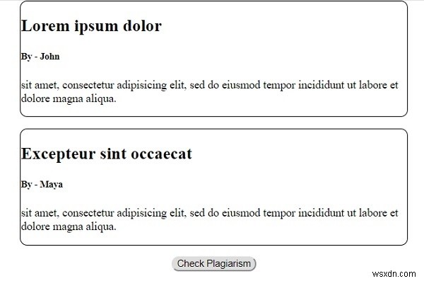 HTML DOM isEqualNode() 메서드 – 두 노드가 동일한지 확인하는 방법