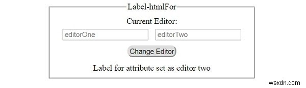 HTML DOM Label htmlFor 속성 – for 속성 값 가져오기 및 설정하기