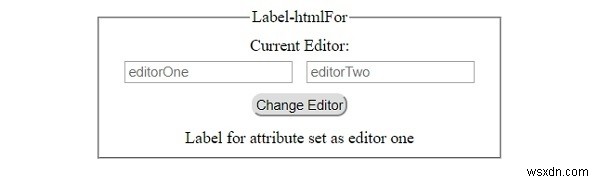 HTML DOM Label htmlFor 속성 – for 속성 값 가져오기 및 설정하기