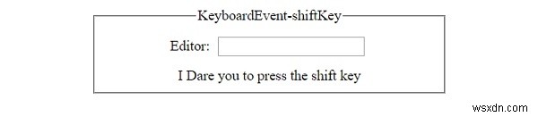 HTML DOM KeyboardEvent shiftKey 속성 완벽 가이드