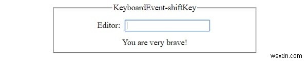 HTML DOM KeyboardEvent shiftKey 속성 완벽 가이드