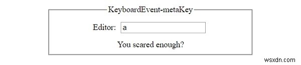 HTML DOM KeyboardEvent metaKey 속성 완벽 가이드 – Meta 키 눌림 여부 확인하기