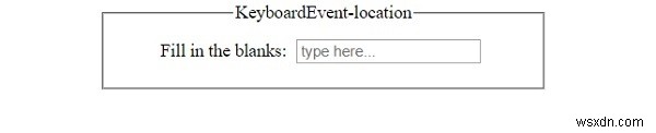HTML DOM KeyboardEvent location 속성 – 키 입력 위치 확인 방법