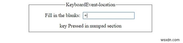 HTML DOM KeyboardEvent location 속성 – 키 입력 위치 확인 방법